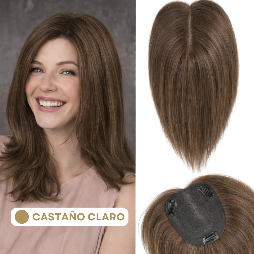Topper de Cabello 100% Humano