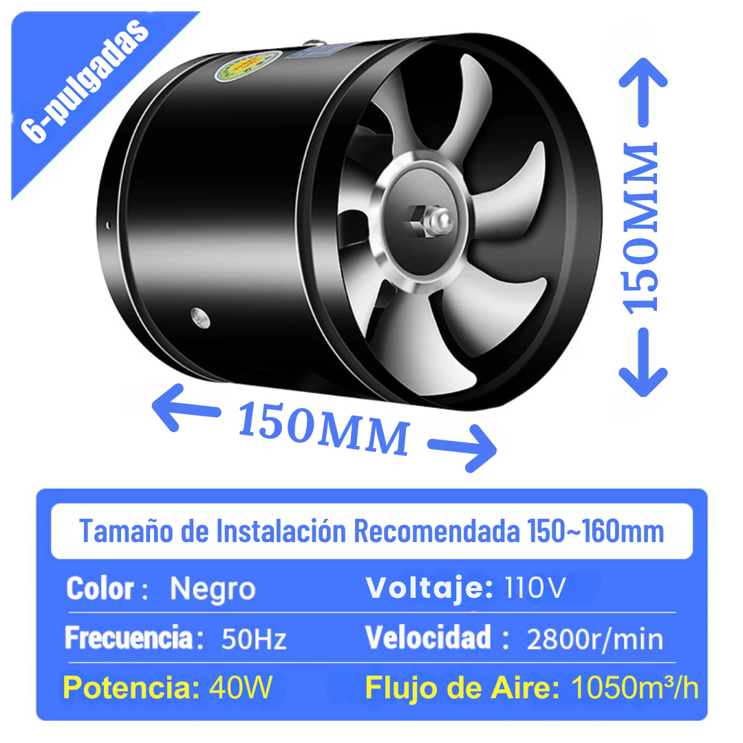 Extractor silencioso - XM5 de 40W