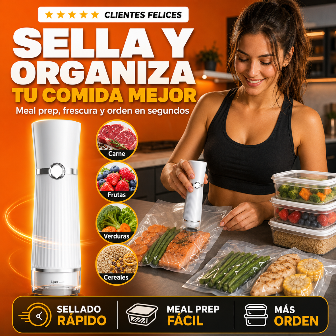 Sellador al vacío: Cocina una vez, organiza toda tu semana