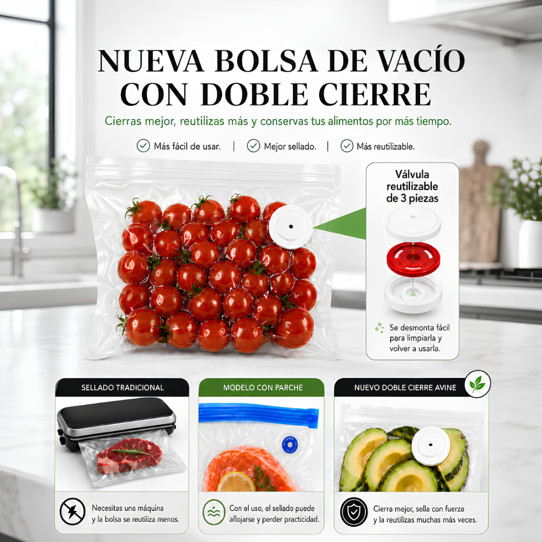 Sellador al vacío: Cocina una vez, organiza toda tu semana