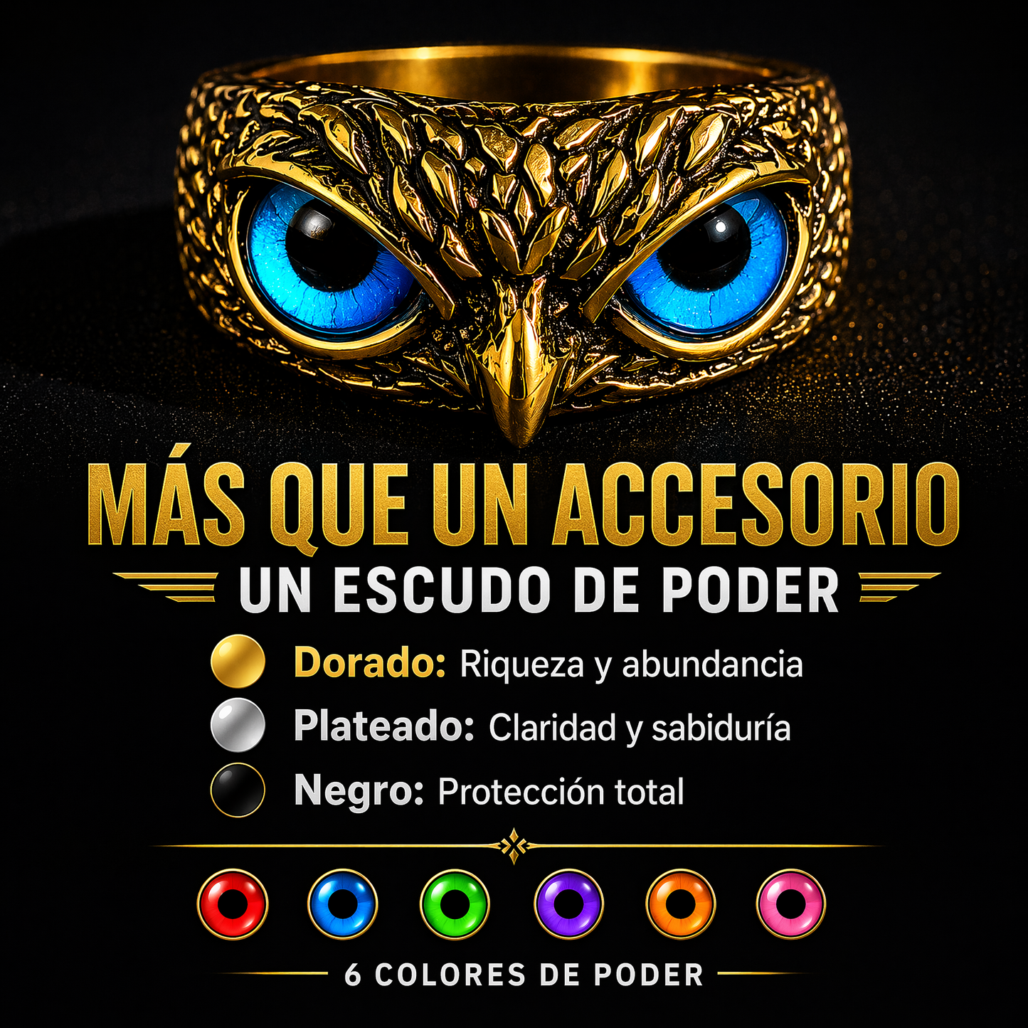 UPSELL SET X 3 ANILLOS BUHO