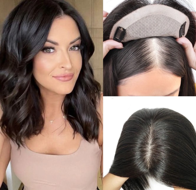 Topper de Cabello 100% Humano