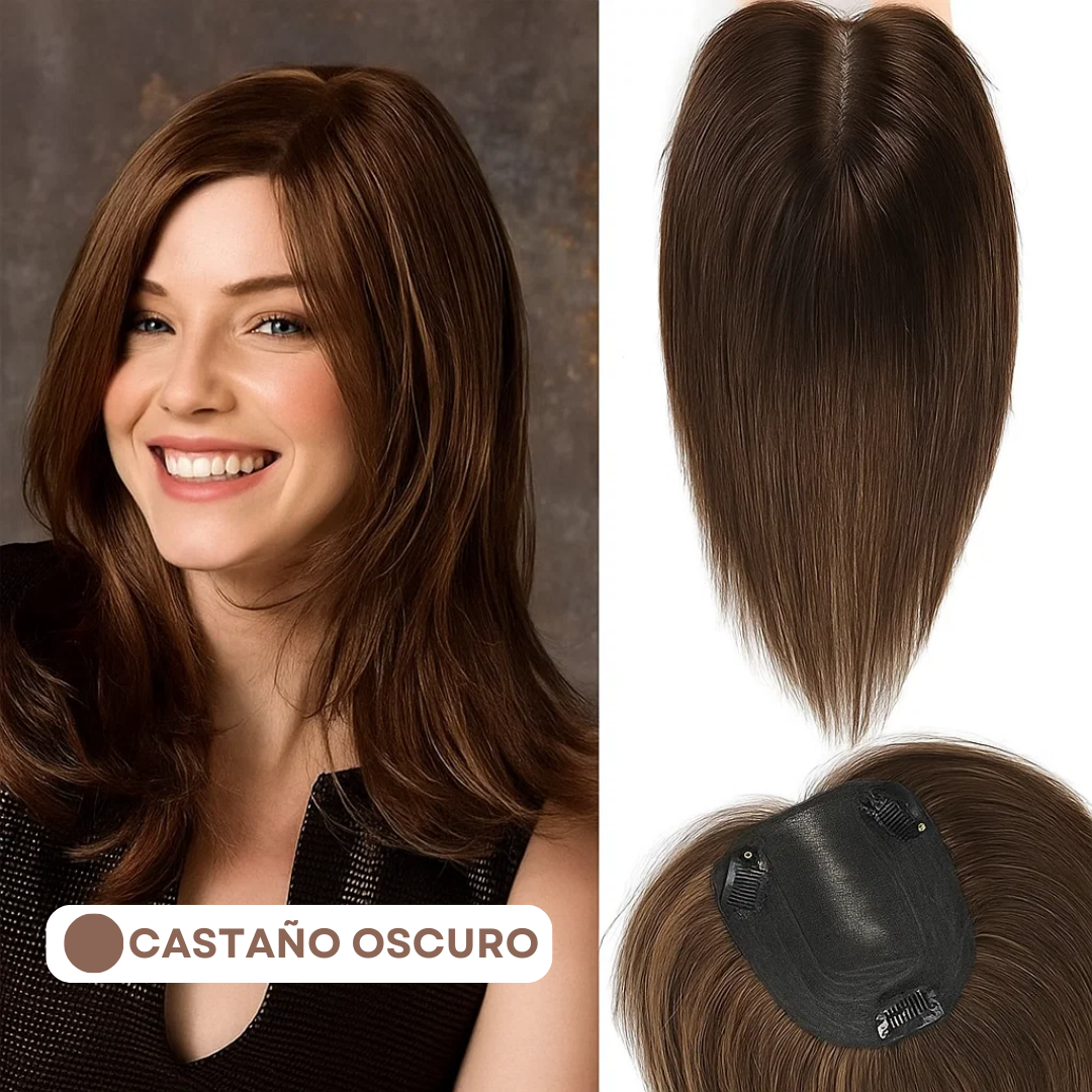 Topper de Cabello 100% Humano