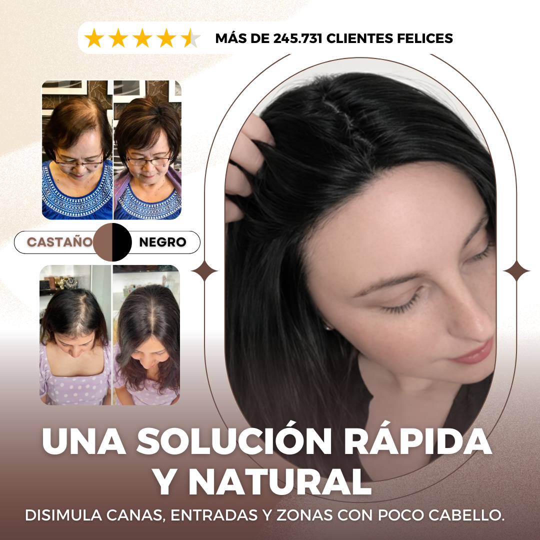 Topper de Cabello 100% Humano