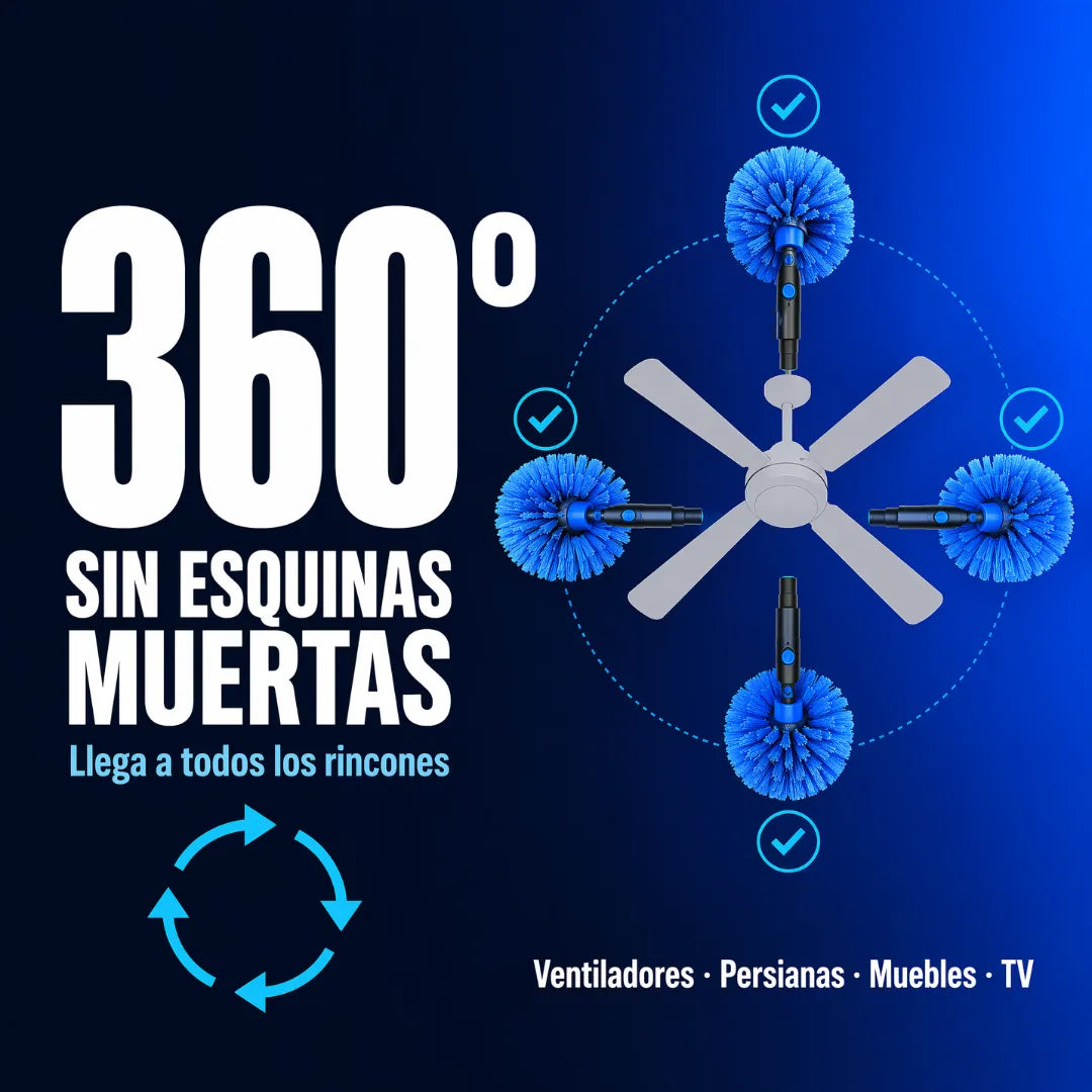 LIMPIA POLVO  ELÉCTRICO 2EN 1