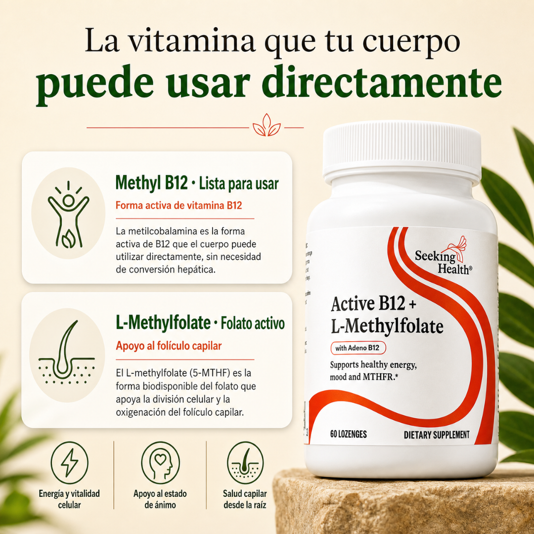 Methyl B12 with L-Methylfolate- La fórmula para la regeneración celular