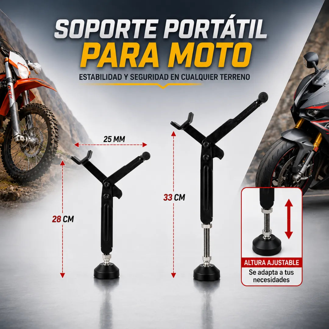 Soporte Elevador Para Moto Plegable